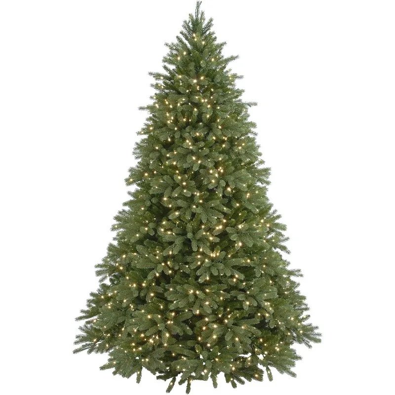 

Feel Real' Pre-lit Artificial Christmas Tree Includes Pre-strung White Lights Jersey Fraser Fir - 7.5 ft