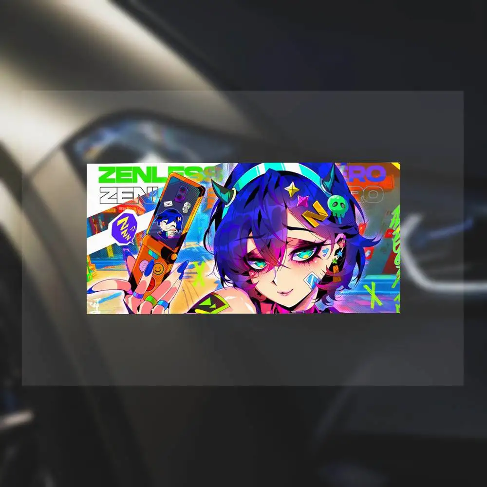 

Anime Girl Hentai Belle ZZZ Motorcycle Reflective Stickers Skateboard Laptop Water Bottle Toy Children's Decor
