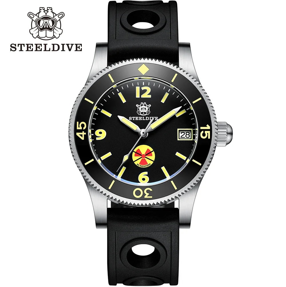 

Steeldive SD1952T Japan NH35 Automatic Watches Ceramic Bezel Diving Wrist Watches Men