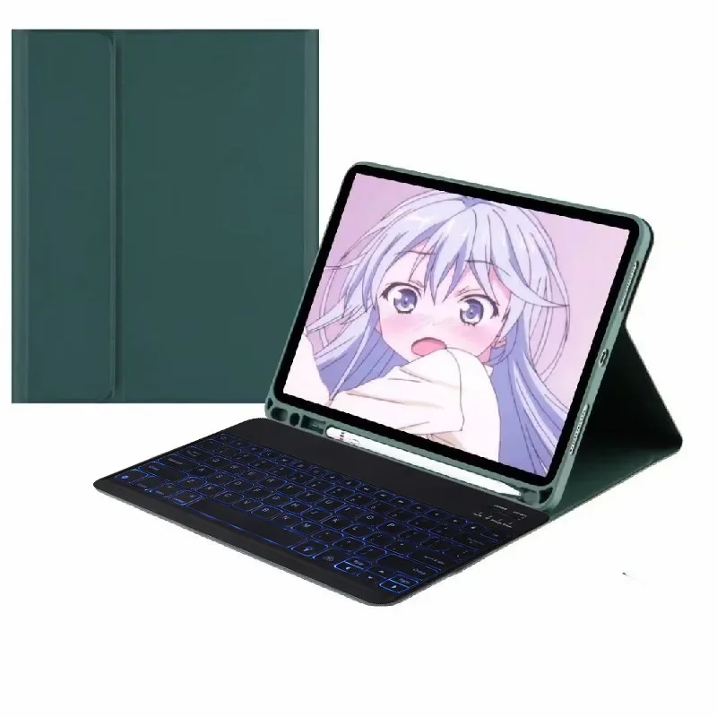 

Чехол-клавиатура для iPad 11 11-го поколения A16 2025 с магнитной подсветкой, для iPad 10-го поколения 2022, чехол-футляр