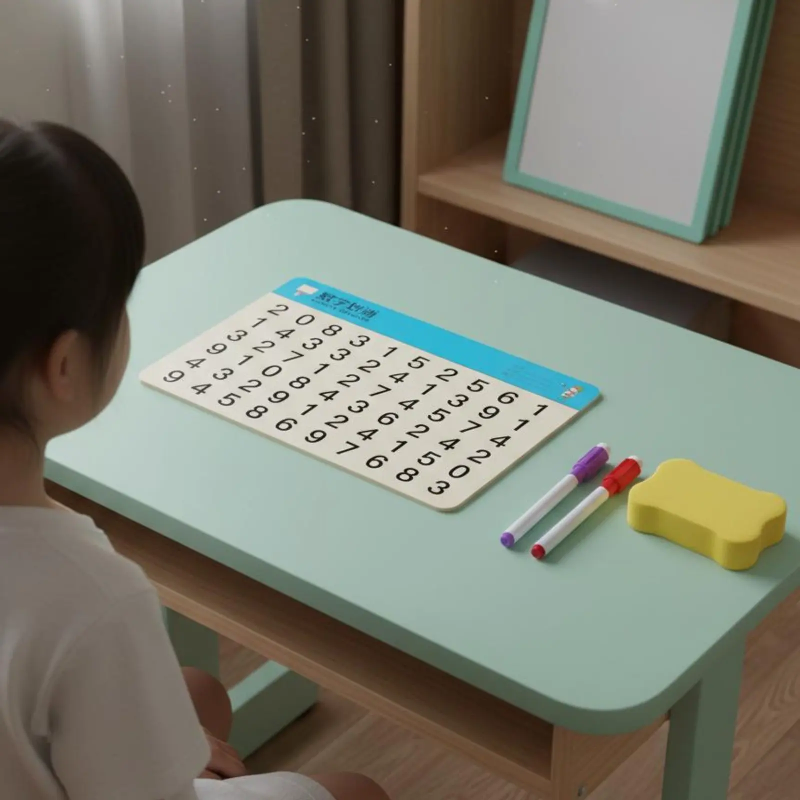 

Карточки для тренировки концентрации: развивающая игра на сопоставление чисел и поиск по образцу (STEAM-образование), набор для развития зрительного восприятия, прочный картон для детей