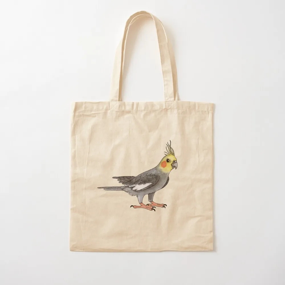 

Cockatiel bird Tote Bag bag for beach Canvas stote bag reusable shopping bags tote woman Canvas Tote