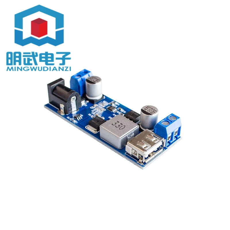 Módulo do conversor do poder, 24V, 12V a 5V, 5A, DC-DC, XY-3606, Super LM2596S