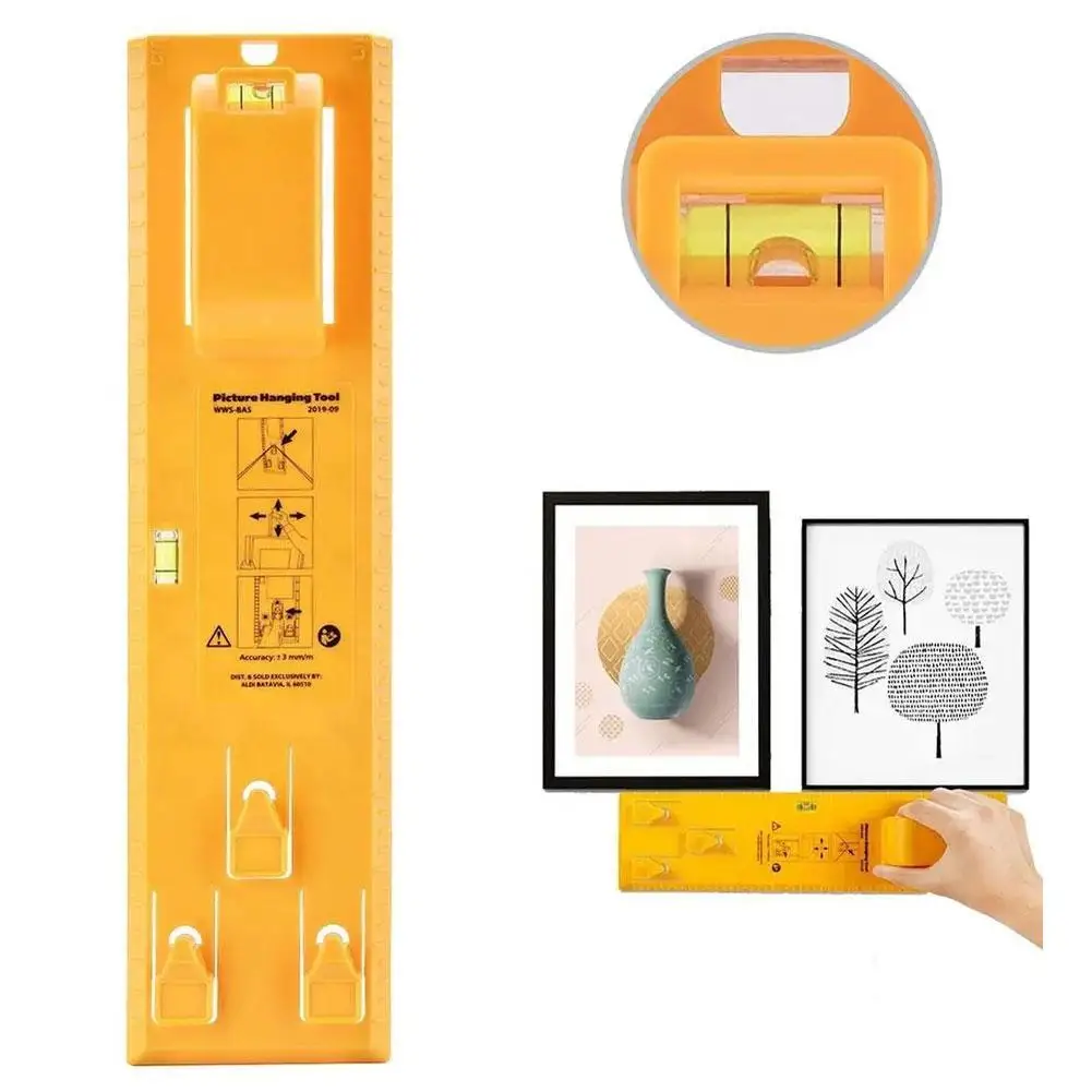 

Picture Hanging Kit Tool Pictures Frame Hanger Picture Hanger Tools With Level Suitable For All Wall Materials Picture Frame