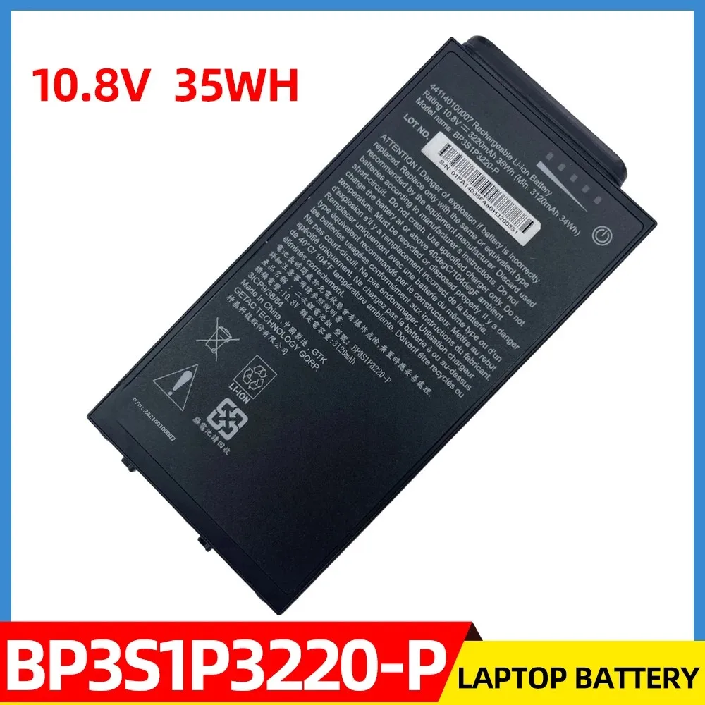

New BP3S1P3220-P 441140100007 Laptop Battery For Getac A140 3ICP9/38/64 242140100002 10.8V 35WH 3220MAH