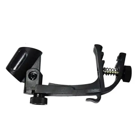 Adjustable Clip On Drum Rim Shockproof Mount Microphone Mic Clamp Stand Holder