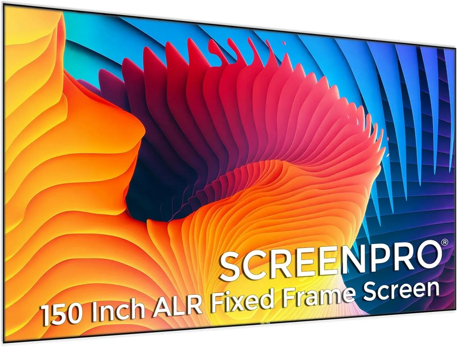 

Max 150" Wall Projector Screen 16:9 T Prism Ambient Light Rejecting Projection Screen for Ultra Short Throw Projector 4K 3D