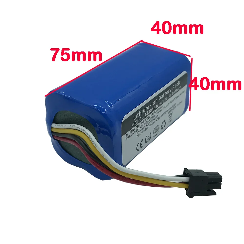 Laudation – batterie d'aspirateur Robot Midea i5 / i5 Extra / i5 Young / i9 EYE, 14.4V/14.8V 2600mah 3200mah 3500mah