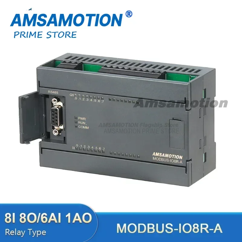 MODBUS RTU Protocol RS485 IO PLC Extensible Module 8/16/32 Channel Relay Transistor Type Digital Analog Modules