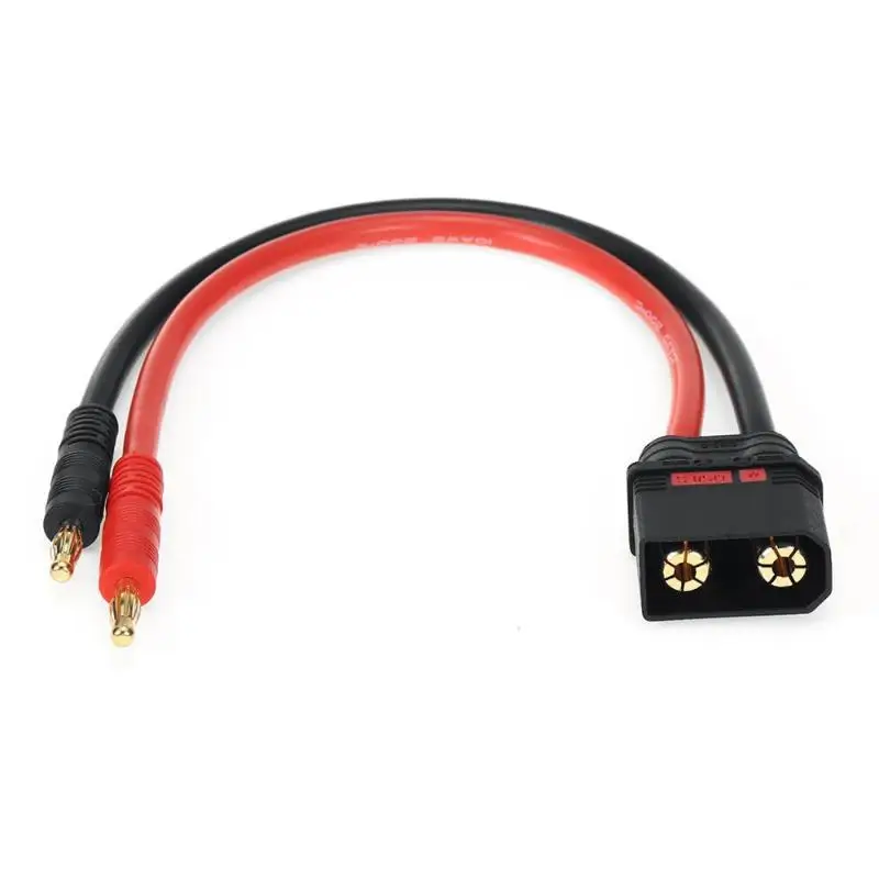 

Male To 4mm Bullet Banana Plug Charger Cable With 10AWG 30cm QS8 Heavy Duty Charge Cable Lead