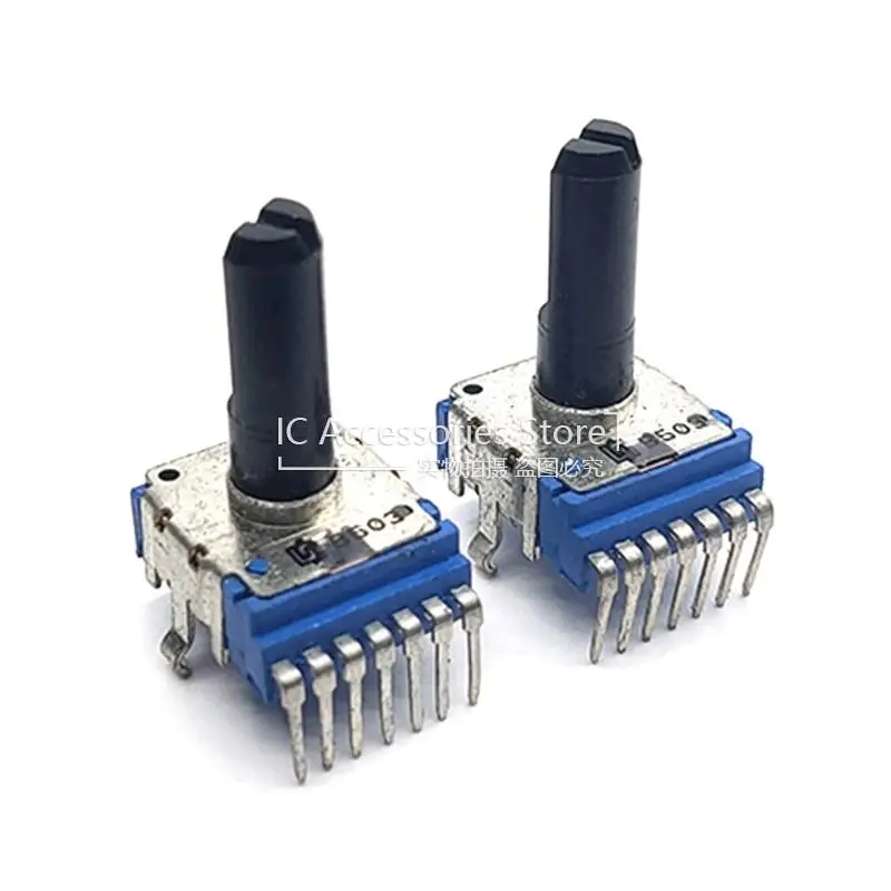 3PCS RK14 Vertical Rotary Potentiometer Duplex B50K Shaft Length 18MM 7Pin Electronic Organ Volume Adjustment