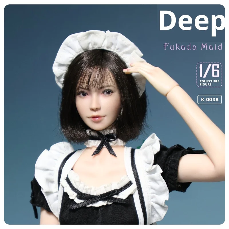 Realistisches Sammlerpuppenmodell im Maßstab 1:6, weiblicher Kopf, Skulptur K-007, Milly, sehr bewegliche Actionfigur, Spielzeug für Erwachsene