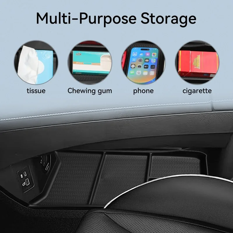 لشيري اومودا C5 EV 2024-2025 وحدة التحكم المركزية صندوق تخزين الطبقة السفلية المنظم ترتيب الملحقات الداخلية صندوق تخزين السيارة