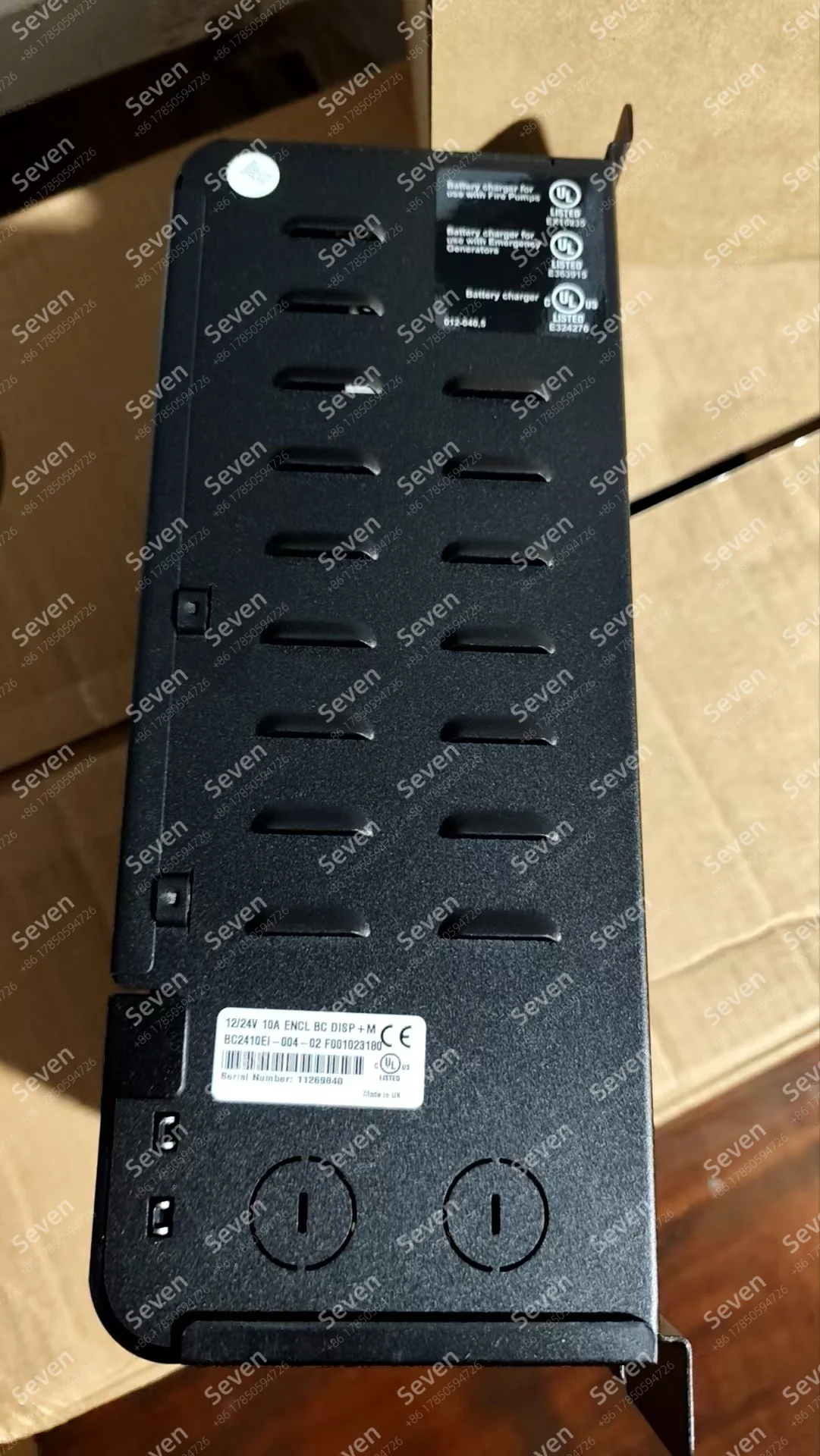 BC2410Ei 12/24 Volt 10 Amp BC2410ei-02  Battery Charger  Enclosed Intelligent Battery Charger  BC2410ei-02