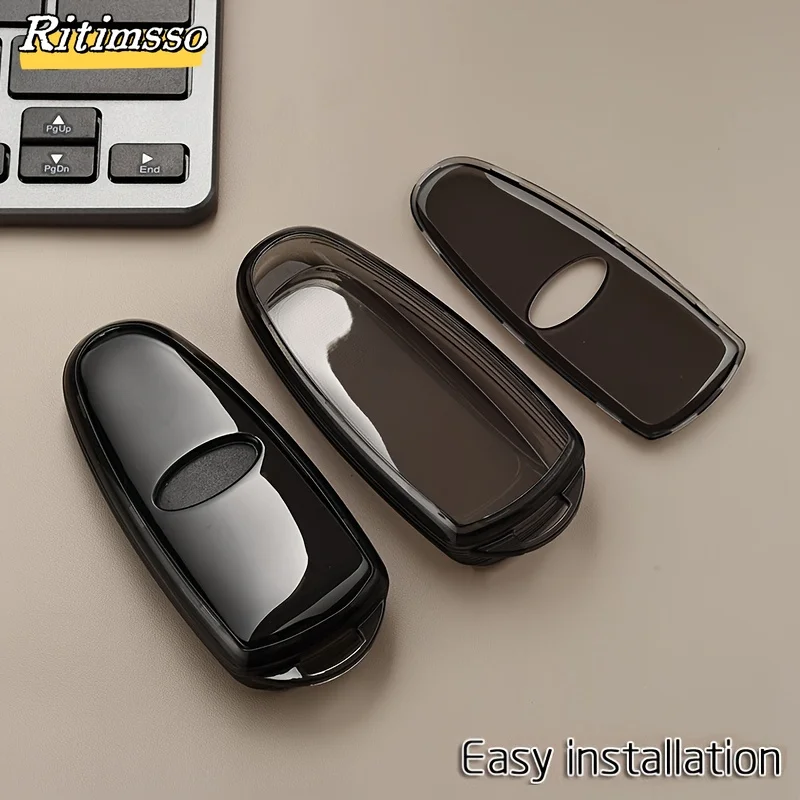 TPU Car Remote Key Case Cover Shell Fob For Ford Edge Explorer Escape Focus Taurus Flex Lincoln MKS MKT MKX MKZ Navigator