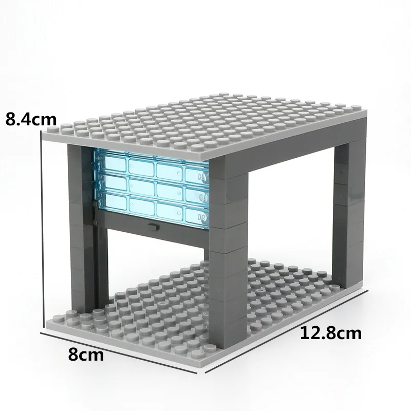 Analyste de construction de portes de voiture, garage créatif, obturateur roulant, porte de voiture, porte de lueur, figurines d'architecture, accessoires de modèles, blocs, mini briques, jouets