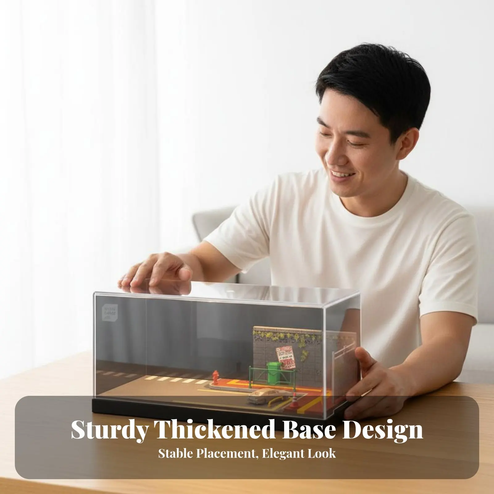 

1:64 Scale Miniature Scene Brighten-up Miniature Cityscape Display 1:64 Miniature Miniature Scene Detailed Scenery Illuminated