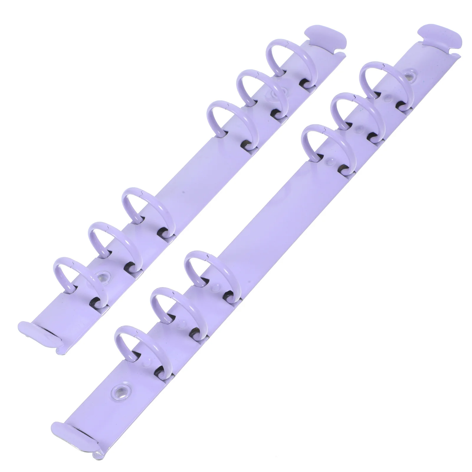2Pcs Metal Binder Mechanism Clips Loose Leaf Notebook Rings Binding Spine Inserts Organizer Binder Organizer Binding Clips
