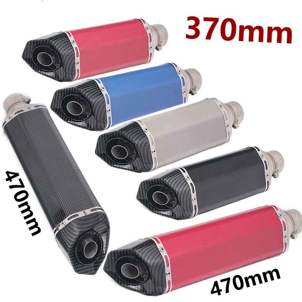 Mofles Universales Exosto Escapes Para Moto, Tubo de Escape para Motocicleta, Silenciador para HONDA Cbr 954 Vfr 750 Rebel Steed 400 Cbr125R