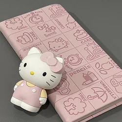 Kawaii Cute Sanrio Hellokitty Notepad Study Book Notebook High Color Value Keep A Diary Exquisite Student Cute Birthday Gif  Kid