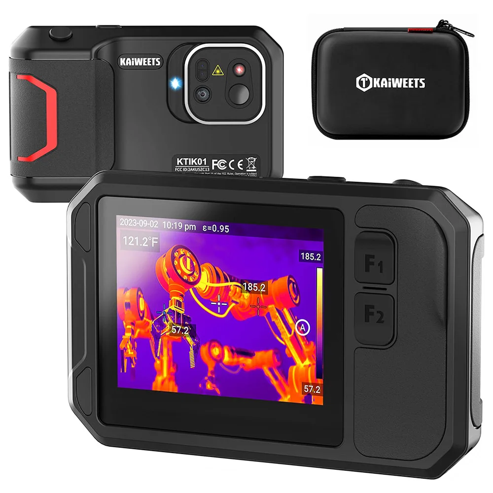 KAIWEETS KTI-K01 Thermal Imaging Camera, with Wi-Fi 3.5inch Touch-Screen, 256x192 Resolution, -4°F to 1022°F, 2100mAh Battery, I