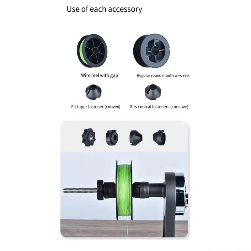31BE Aluminum Alloys Fishing Line Winders Durability Portables Fishing Line Winders for Enhancing Stability and Durability