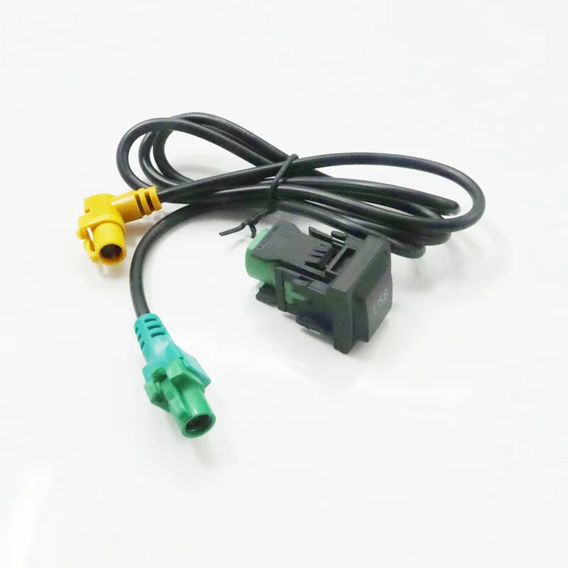 USB Interface Adapter Connection Wiring Harness For VW Golf MK6 Scirocco Passat B6 B7 CC EOS 5KD035726A