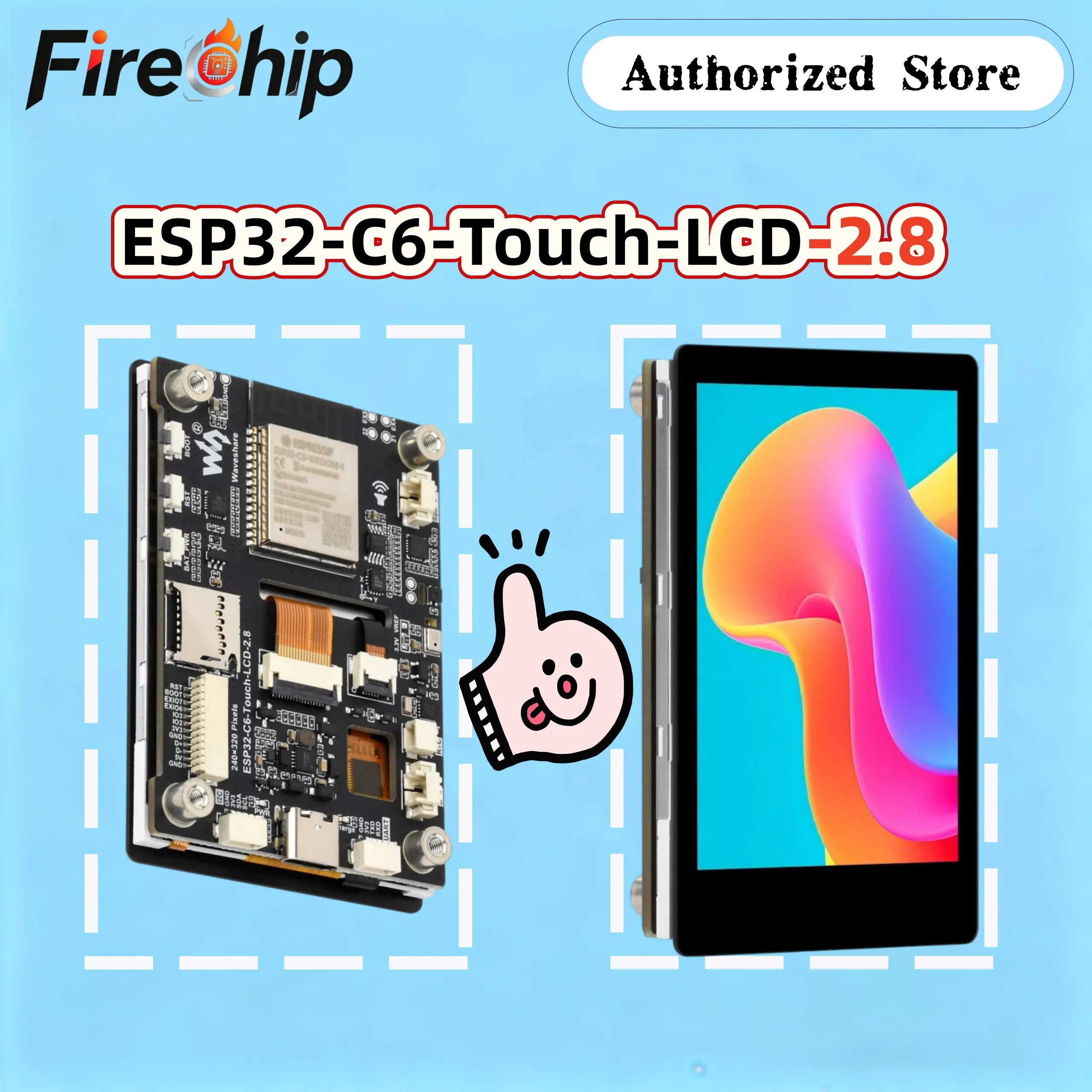 Esp32 C6 - Scheda di sviluppo Waveshare ESP32-C6 con