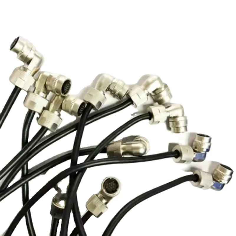 Câble de retour de Signal d'encodeur de moteur CNC M70, CNV2E-8P/CNV2E-9P avec prise droite ou coudée