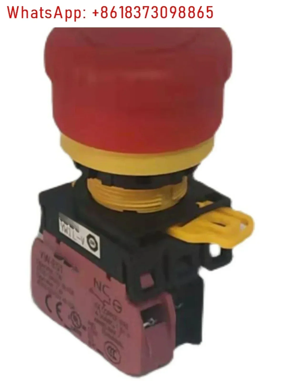 

Emergency stop button switch with light YW1L-V4E01Q4R DC24V AC220V YW1L-V