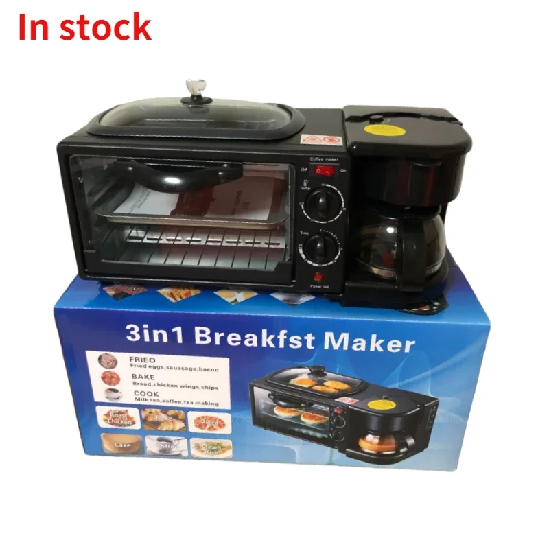 

In stock Best Price And Good Quality 3 in 1 Waffle Multi-Function Breakfast Machine