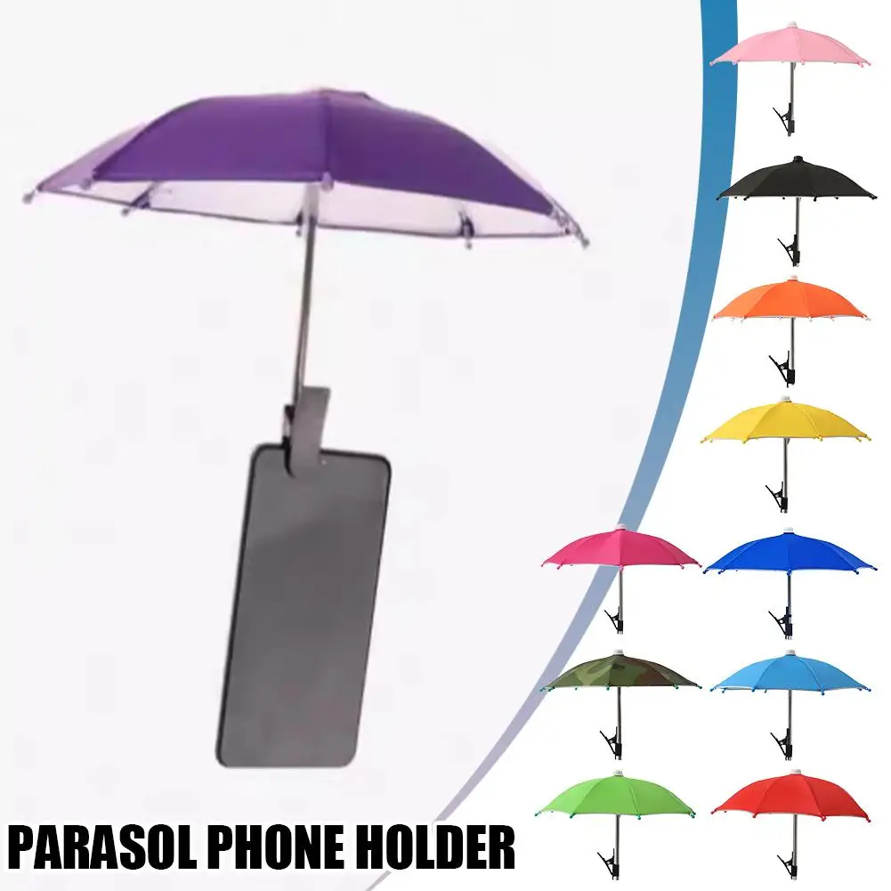 

Держатель для мобильного телефона, солнцезащитный крем, зажим для зонта, велосипедный руль, водонепроницаемый, устойчивый к дождю, мобильные фиксированные солнцезащитные козырьки, телефон Motorcycl Z9P8