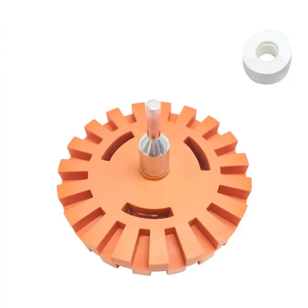 Pneumatic Adhesive Eraser Wheel For Car Detailing Rubber Decal Remover Tool Quick Remove Sticker Tape Residue Grinding Disc