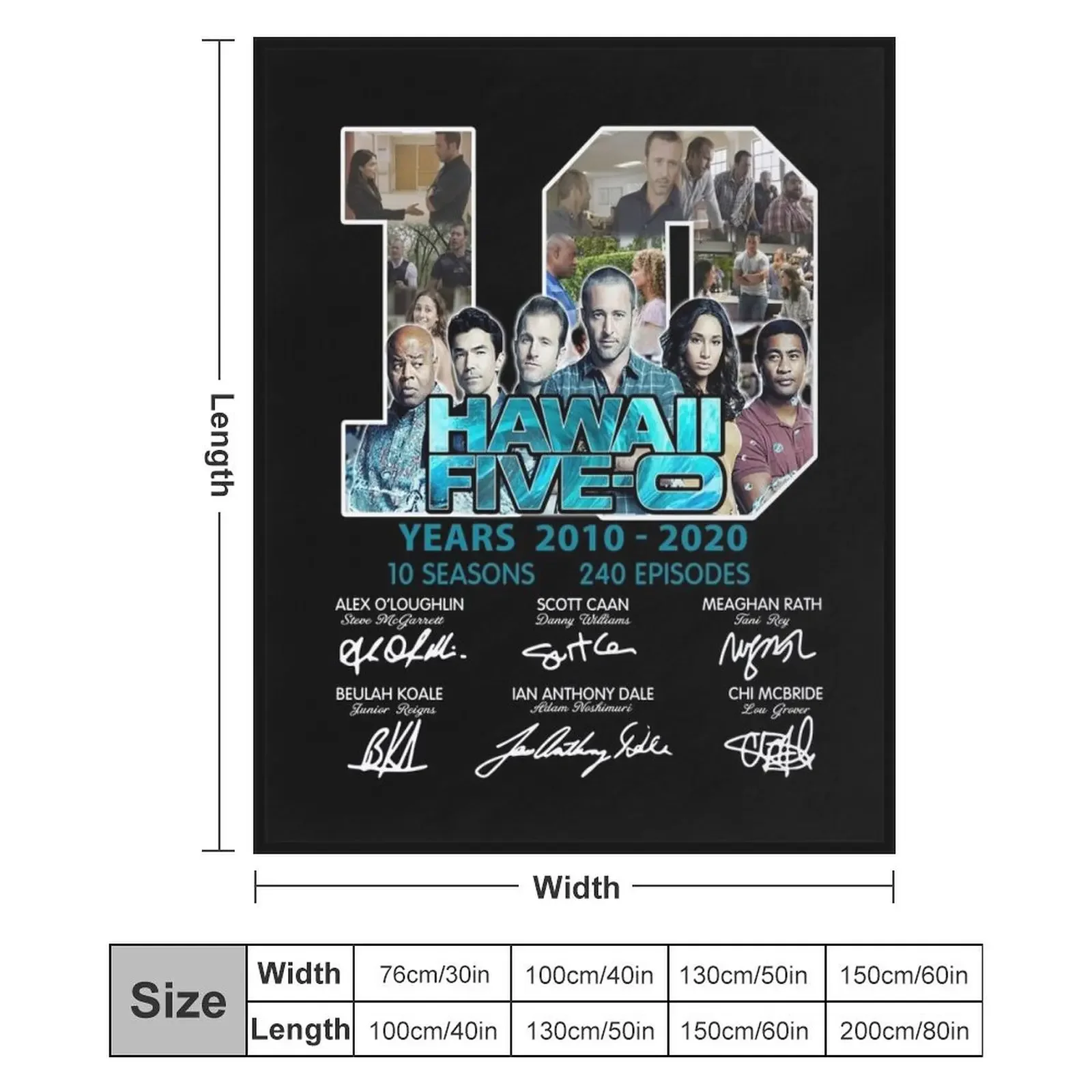 هاواي خمسة O 10 سنوات 2010 2020 التوقيعات قصيرة رمي بطانية دافئة لفصل الشتاء بياضات السرير للأطفال عيد الميلاد الديكور البطانيات