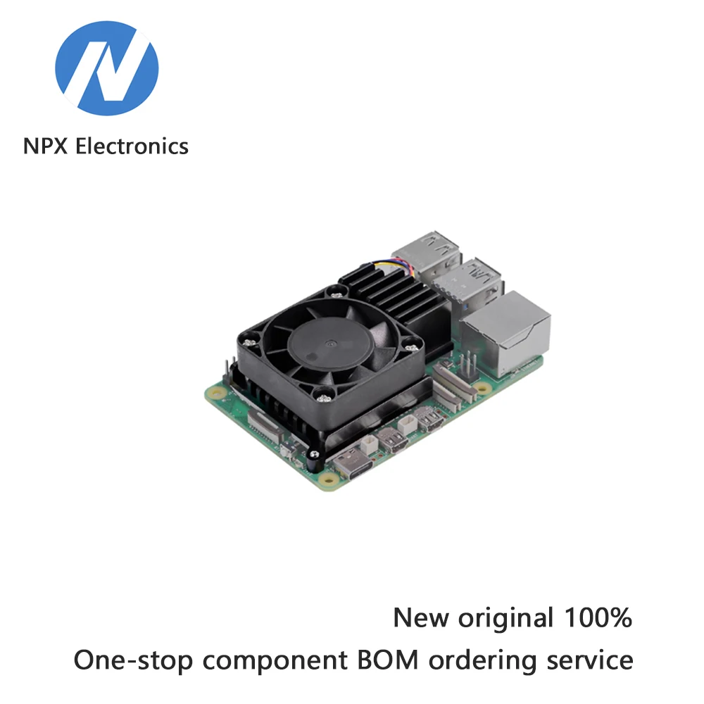 

Pi5 Active Heat Sink Cooler with PWM Speed Control Fan and Aluminum Shell