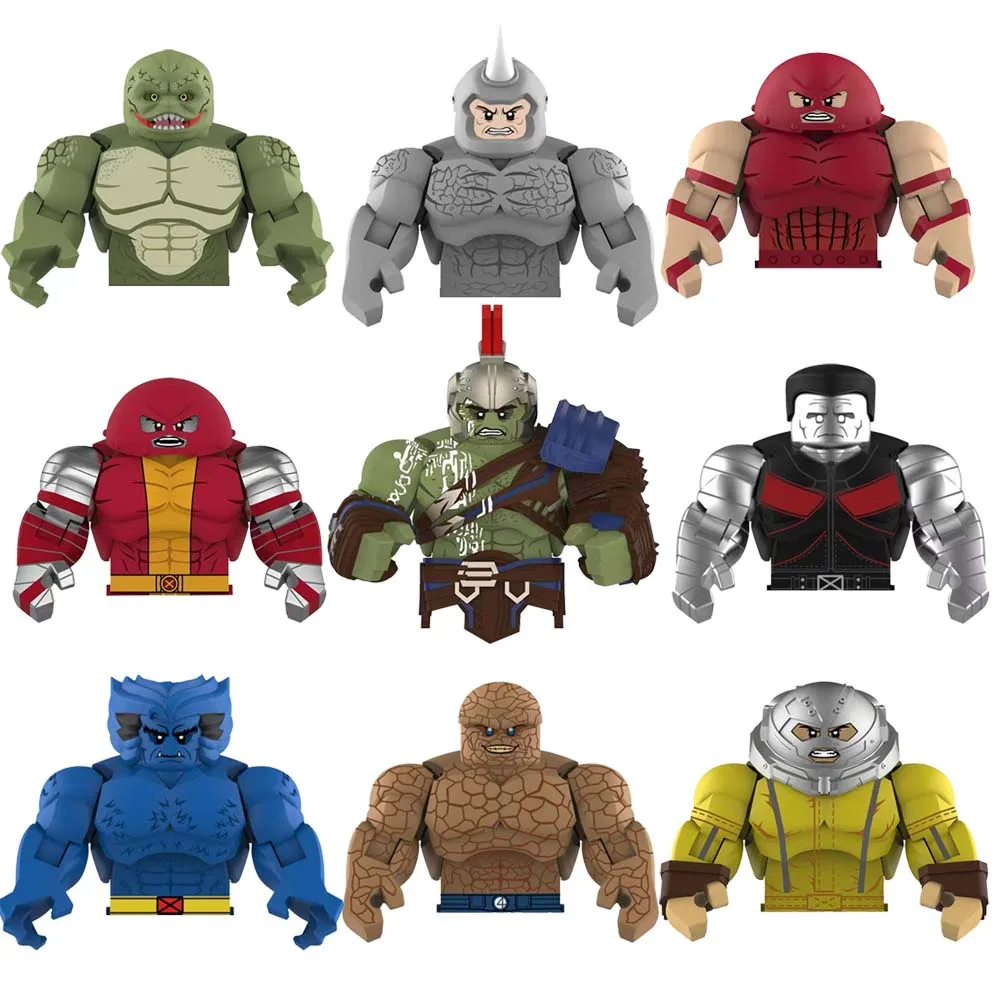 Bewegliche Mini-Bausteine Juggernaut Eidechse Nashorn Biest Koloss Sache Zusammenbaubare Actionfiguren Puzzle-Spielzeug Modellbausatz Geschenke – Detail 1