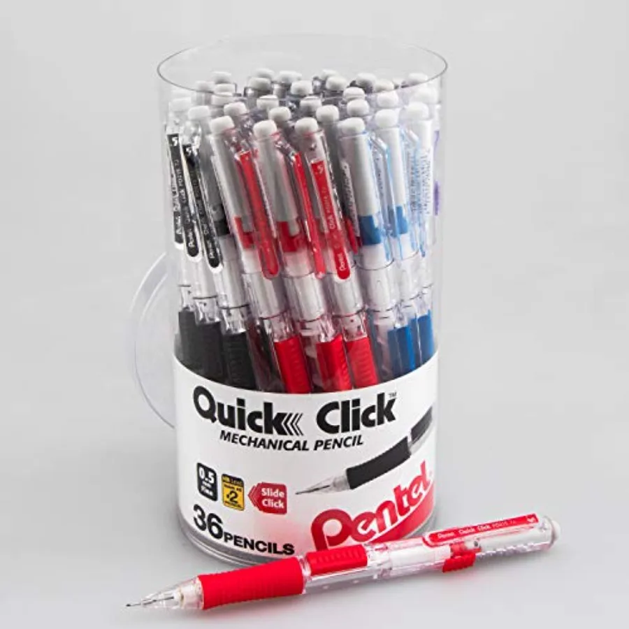 

Механический карандаш Quick Click Fine Line, цвета в тубе (A/B/C/N/V), 36 шт. (PD215PC36M)