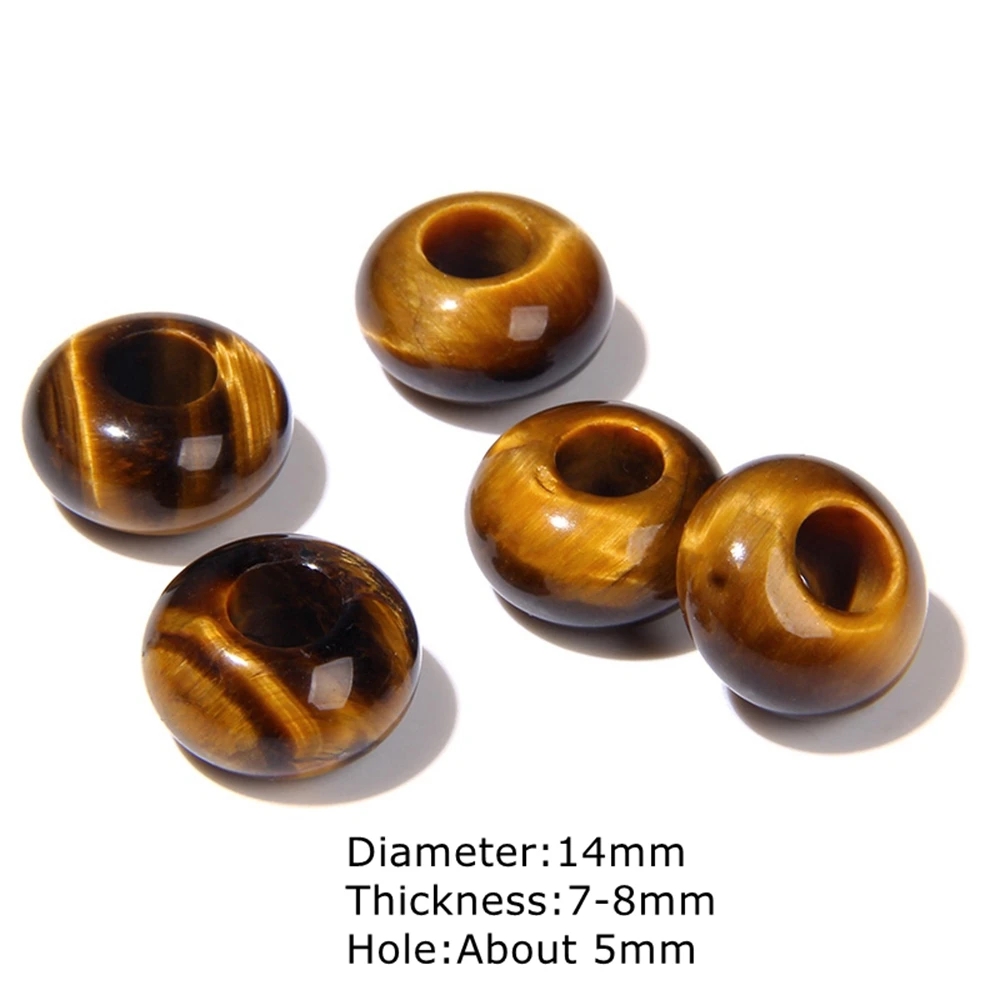 Wholesale Natural Stone Big Hole Beads