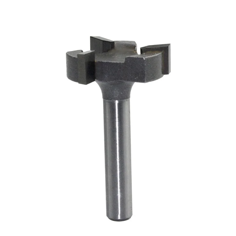 Spoilboard Surfacing Router Bits, 1/4 inch 6mm Shank 1 inch Cutting Diameter, Slab Flattening Router Bit Planing Bit Wood