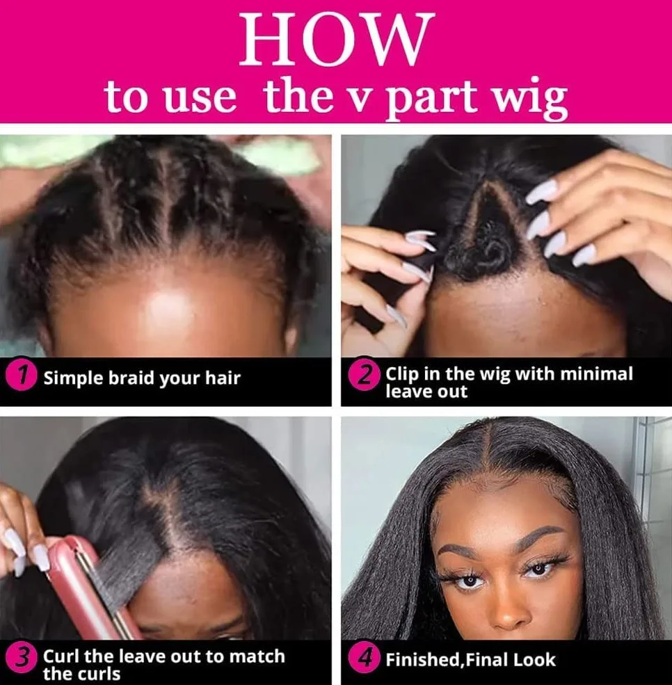 اللون الطبيعي 220% الكثافة الخامس جزء غريب مستقيم ريمي خصلات الشعر المستعار الإنسان لا ترك آلة صنع ترقية خصلات الشعر المستعار #4