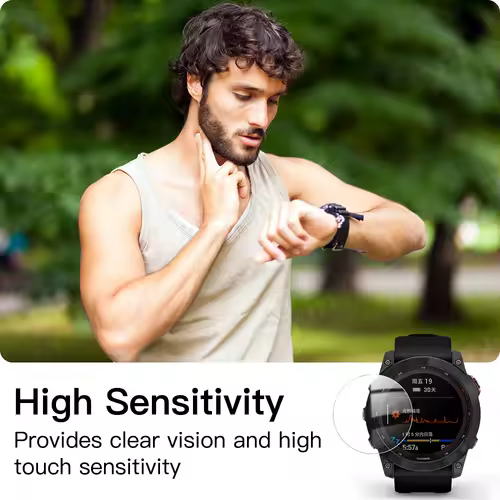 9H Tempered Glass For Garmin Fenix 8 7X 6X Pro 7 6 7S 6S 5 5S Solar AMOLED Screen Protector Glass Anti-scratch Film Accessories - Image 6