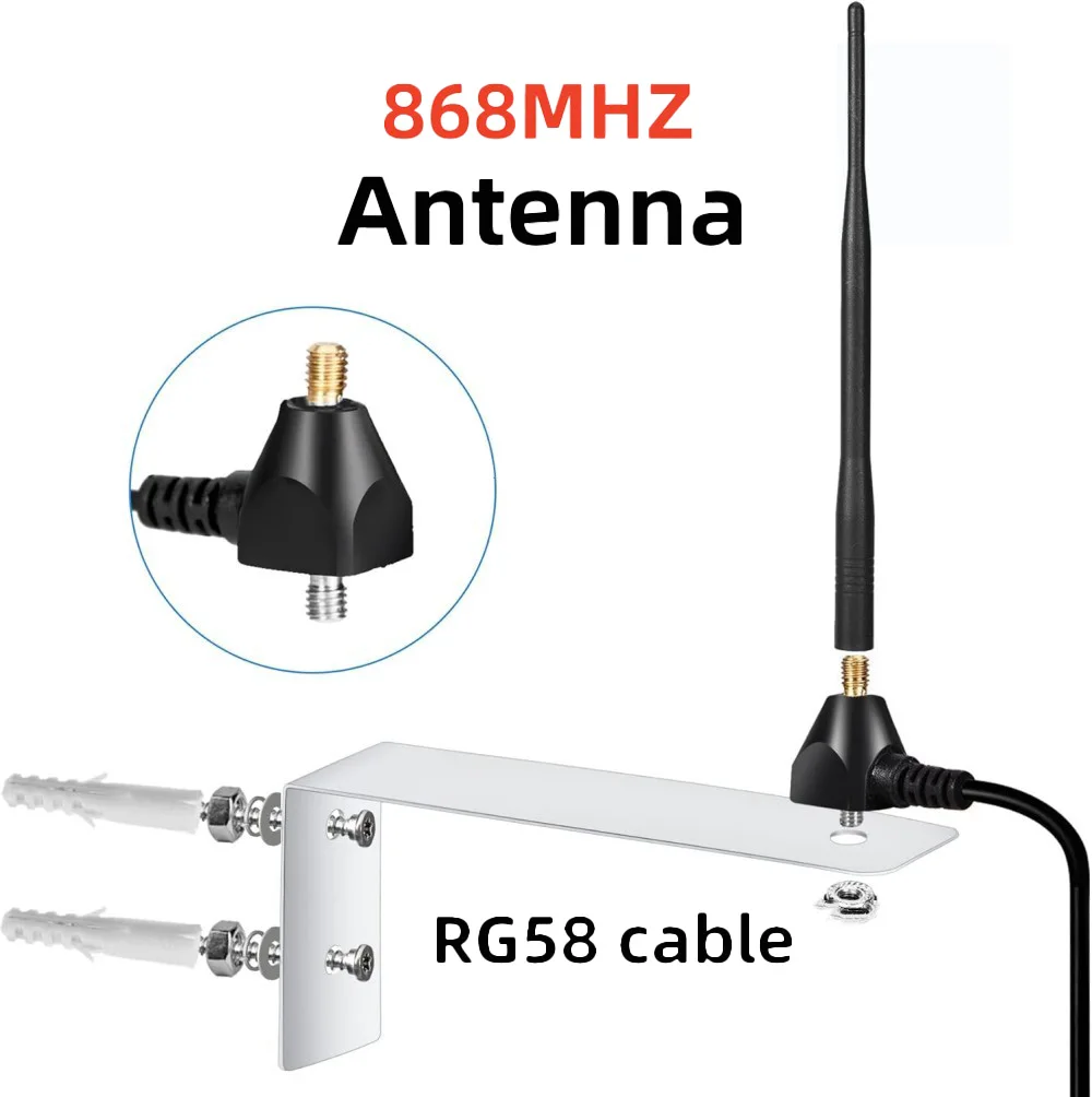 

External RF Antenna for Gate Garage Door 868MHz Remote Control Signal Enhancement Antenna Booster