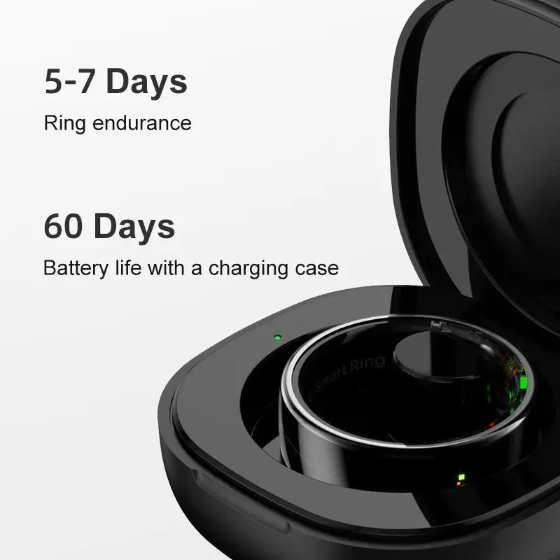 Fashion Smart Ring R08 Women's Men Remote Control Electronic Monitor Body Temperature Sleep Tracker Fitness For IOS Smartphone