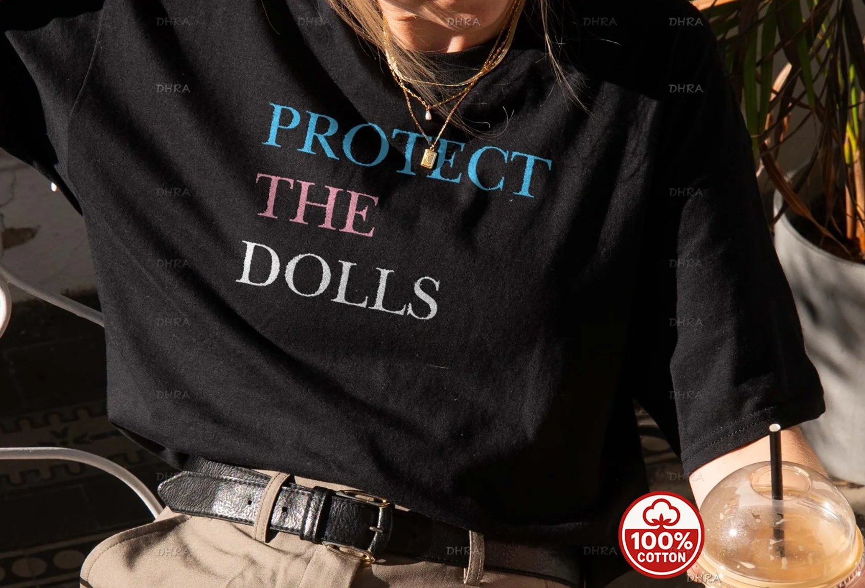 Protect The Dolls T Shirt Human Rights Equality Graphic Tee Cotton Crewneck Gift