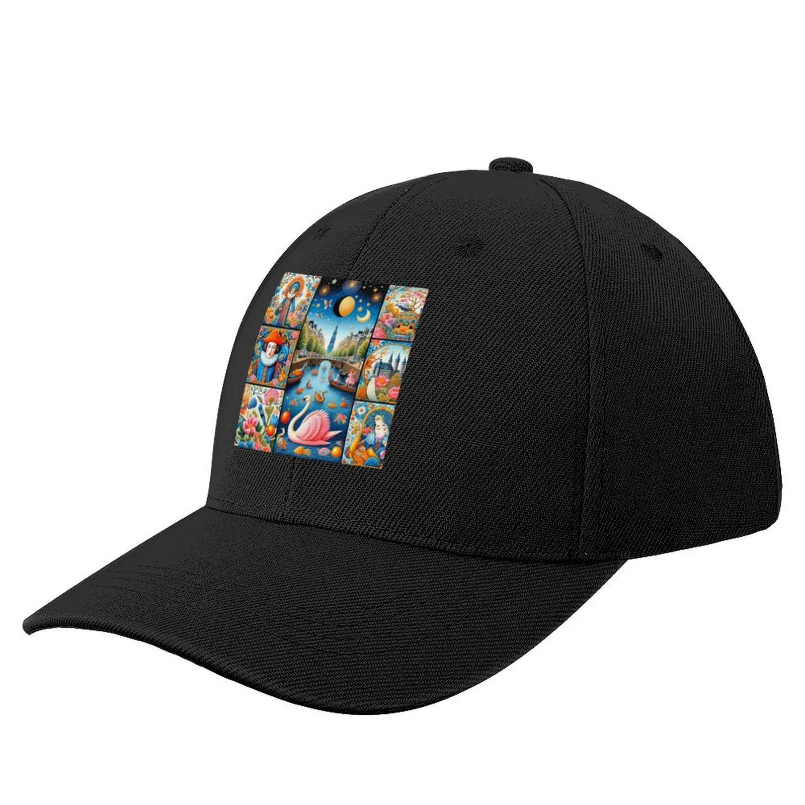 

Amsterdam Canal Baseball Cap Anime black Ball Cap Men Hats Women's