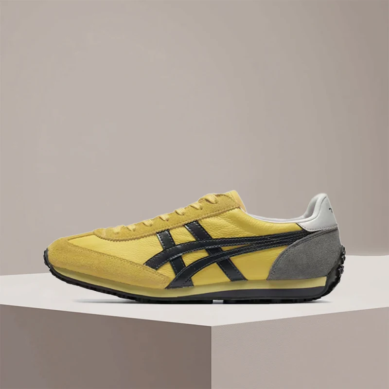 Zapatillas Unisex Onitsuka Tiger California 78 EX Amarillas y Negras, Elegantes, Duraderas, Acolchadas, de Caña Baja, Cómodas y Ligeras 1183B411-751