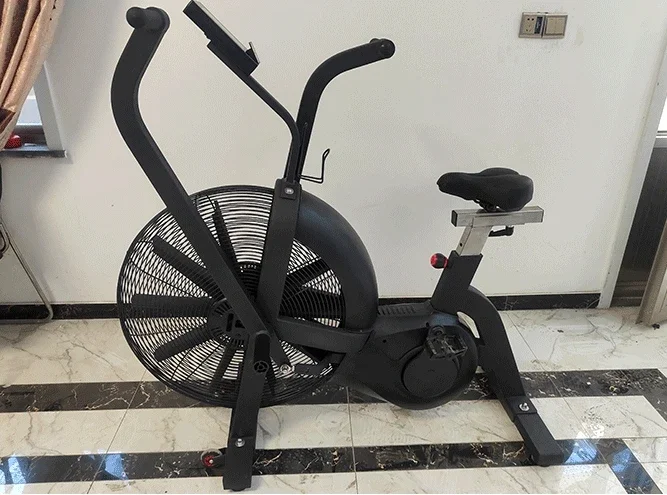 Fitness Equipment Exercise Bike Stationary Cross Fit Gym Air Bike with Fan Resistance Heavy Duty AirBike