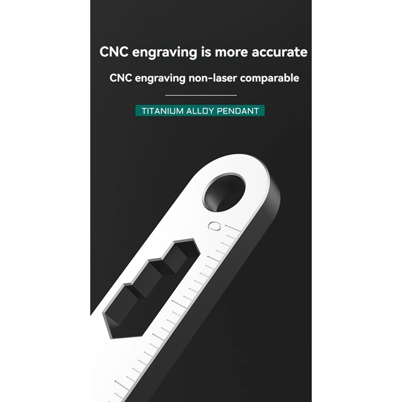 8 인 1 미니 TC4 티타늄 합금 지렛대 병따개, 체중계 EDC 야외 도구, 다기능 캠핑 기어