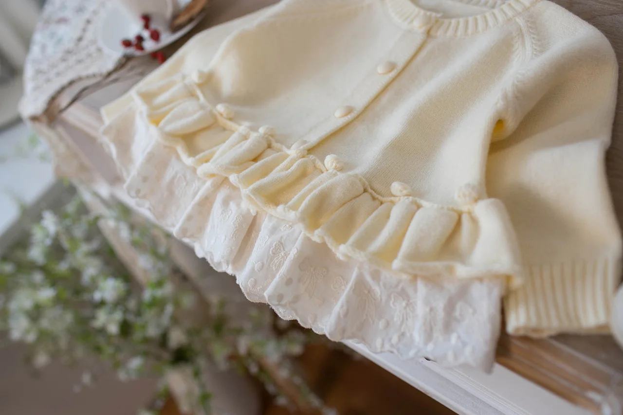 MILANCEL 1-7 Jahre Kinderpullover mit Umlegekragen, warme Strickkleidung für Mädchen, Baumwollpullover für Jungen, Strickkleidung für Mädchen. – Detail 22