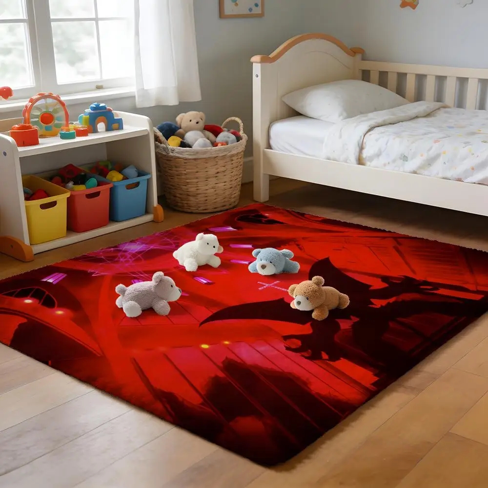 

Floor Mat Soft Flannel Rug Non-Slip Absorbent Mat for Bathroom Bedroom Home Decor Anime D-Devilman C-Crybaby